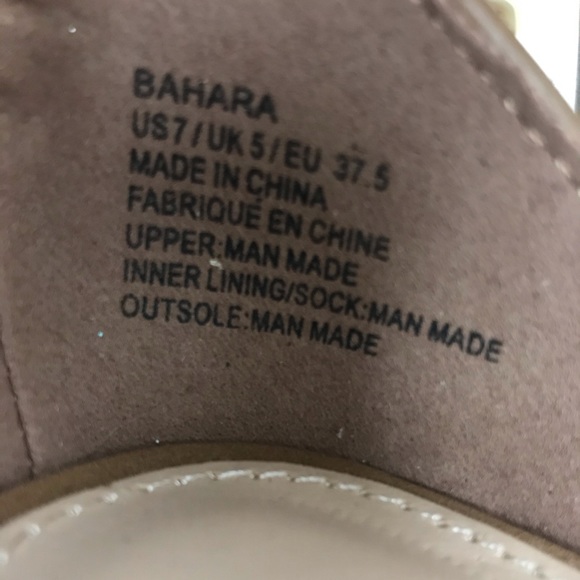 NWOB Just Fabulous Bahara Tan Heels 7 - Picture 2 of 6